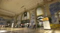 Sao Bento railway station with beautifully painted walls in Porto 4k or 4k+ Resolution
