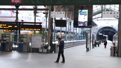 Sao Bento train station Stock Footage 69109635