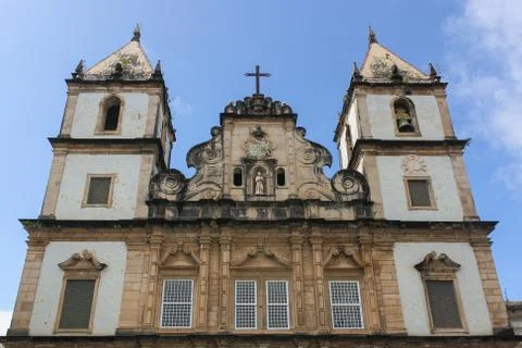 São Francisco Church and Convent, Pelourinho, Salvador, Bahia Stock Photos
