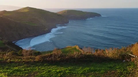 Sao Miguel coastline Stock Footage 66490523