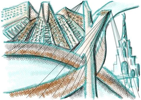 Sao paulo Stock Illustration