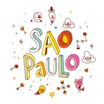 Sao Paulo Stock Illustration