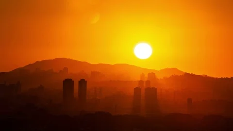 Sao paulo sunset 스톡 동영상 71347988