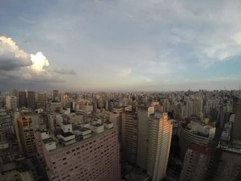 Sao Paulo Sunset timelapse Stock Footage 203215680
