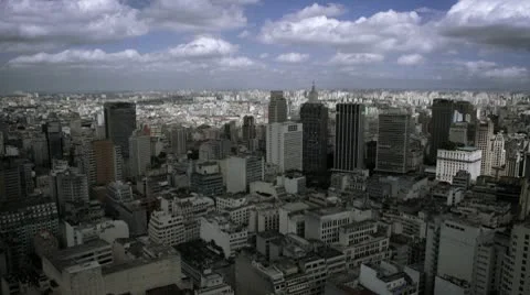 Sao Paulo view timelapse 4k Video stock 10791741