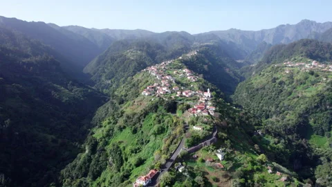 Sao Roque do Faial, Madeira, Portugal Stock Footage 251908837