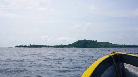 São Tomé Boat View Stock Footage 331213388