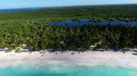 Saona Island  Beach Stock Footage 58817138