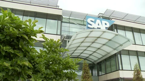 SAP logo slider Stock Footage 33403956