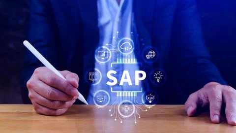 SAP system concept, SAP System Application Products, Business process autom.. 写真素材