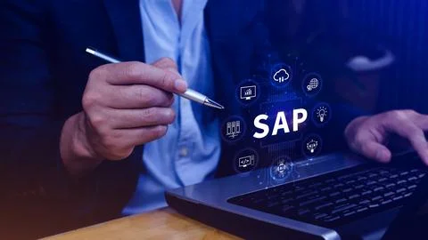 SAP system concept, SAP System Application Products, Business process autom.. 写真素材