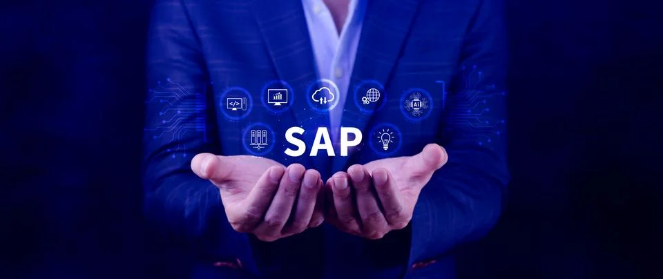 SAP system concept, SAP System Application Products, Business process autom.. 写真素材