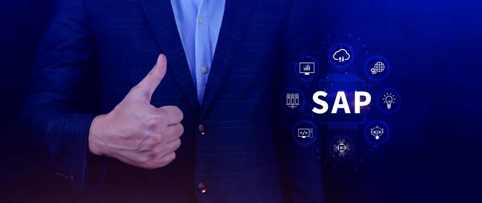 SAP system concept, SAP System Application Products, Business process autom.. 写真素材