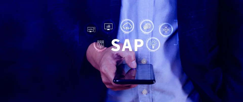 SAP system concept, SAP System Application Products, Business process autom.. 写真素材