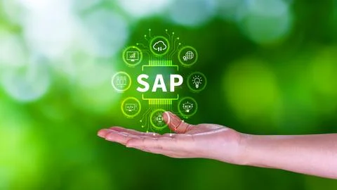 SAP system concept, SAP System Application Products, Business process autom.. 写真素材