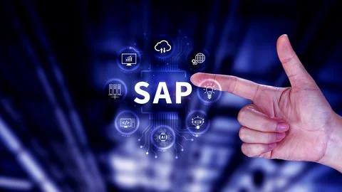 SAP system concept, SAP System Application Products, Business process autom.. 写真素材