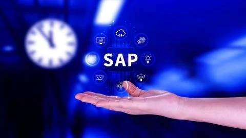 SAP system concept, SAP System Application Products, Business process autom.. 写真素材