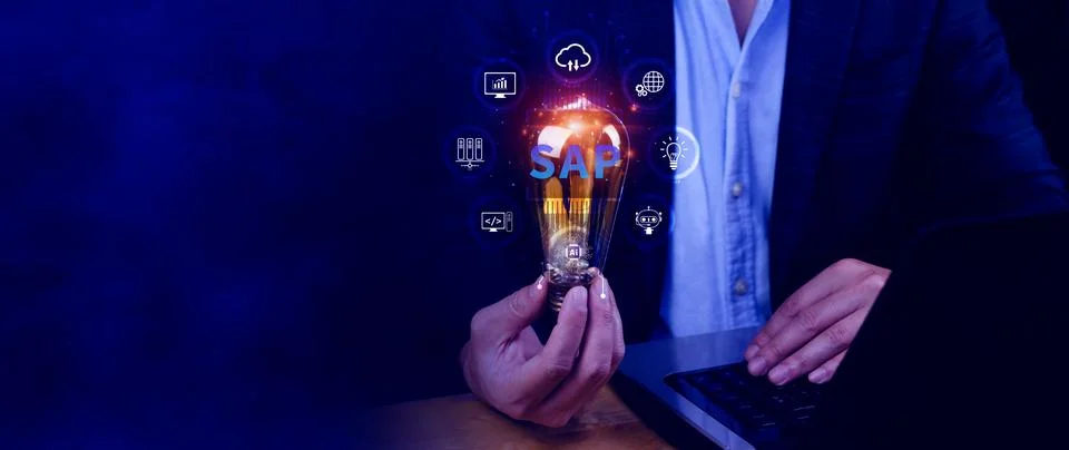 SAP system concept, SAP System Application Products, Business process autom.. 写真素材