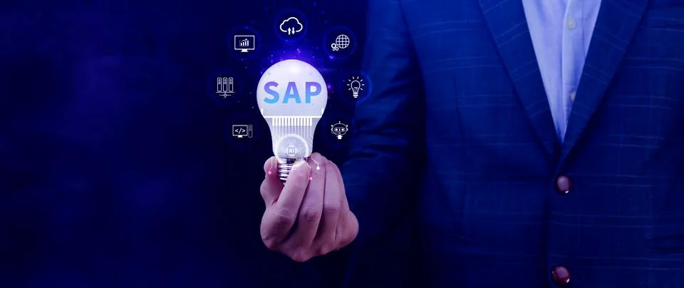 SAP system concept, SAP System Application Products, Business process autom.. 写真素材