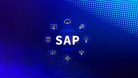 SAP system concept, SAP System Application Products, Business process autom.. 写真素材