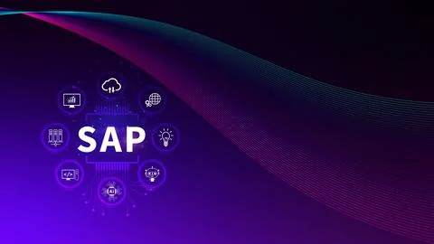 SAP system concept, SAP System Application Products, Business process autom.. 写真素材
