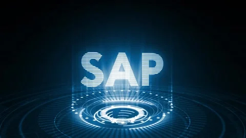 SAP System Software Automation concept on virtual screen data center. Busines Vidéo 140514001