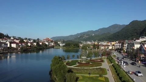 Sapa Downtown 4k Stock Footage 221665129