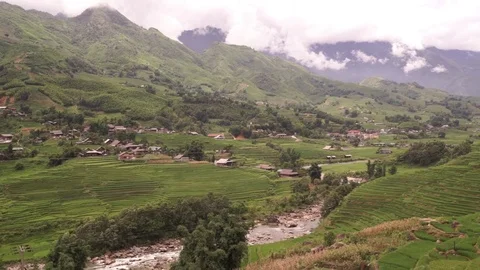 Sapa rice fields, Vietnam Vidéo 71206560