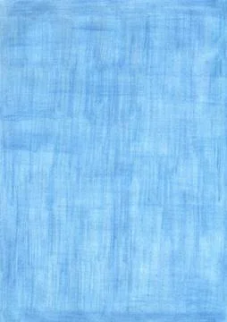 Saphire blue rectangle sheet of paper colored with pencil. Foto stock