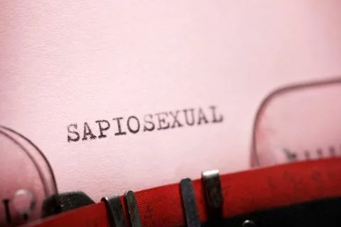Sapiosexual concept view Stock Photos