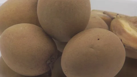 Sapodilla fruit Stock Footage 126113036