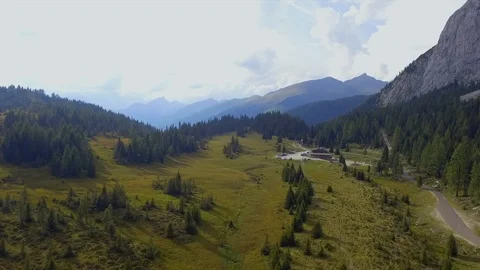 Sappada from above Stock Footage 113858541