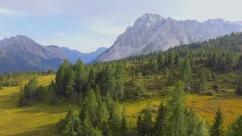 Sappada from above Stock Footage 113859625