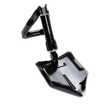 Sapper shovel on white background Stock Photos