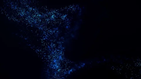 Sapphirine parcticle magic Stock-Footage 76201947