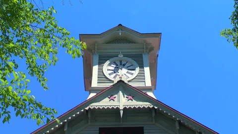 Sapporo Clock Tower 스톡 동영상 332378949