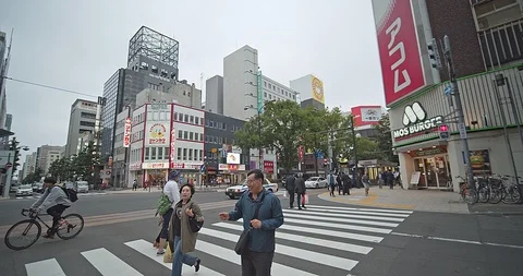 SAPPORO  JAPAN Video stock 113860522