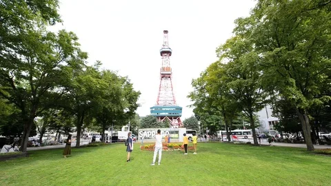 Sapporo TV Tower Vídeo Stock 94739547