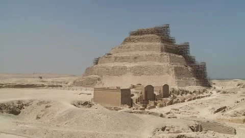 Saqqara Necropolis Stock Footage 259895811