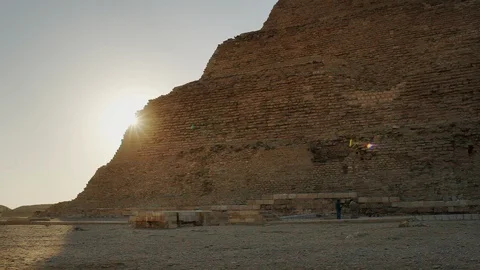 Saqqara pyramid - Cairo Egypt Stock Footage 122572253