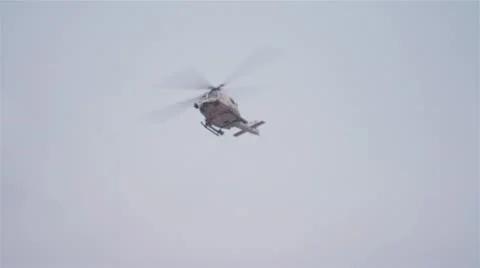 SAR helicopter fly over Stock Footage 21904123