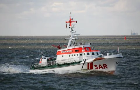 SAR-Rettungsboot Foto stock
