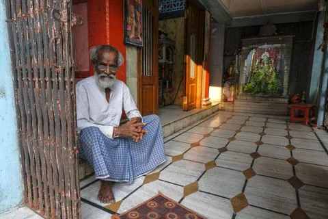 Sarafa Bazaar in Indore, India Foto stock