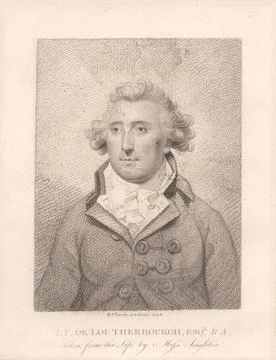 Sarah M. Singleton, active 1790 1820, British, J. P. de Loutherbourg. Copy... Stock Photos