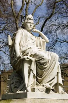 Sarah Siddons statue Stock Photos