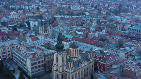 Sarajevo Aerial Stock Footage 131967122