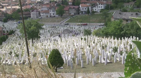 Sarajevo cemetary Stock-Footage 38720602