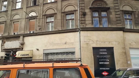 Sarajevo city centre Stock Footage 86463941