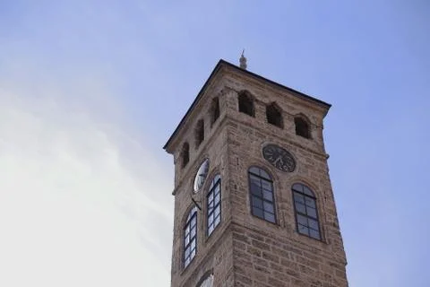 Sarajevo Clock Tower Stock Photos