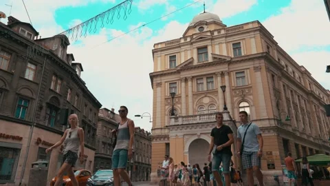 Sarajevo Forever Fire Monument1 Stock Footage 138690346